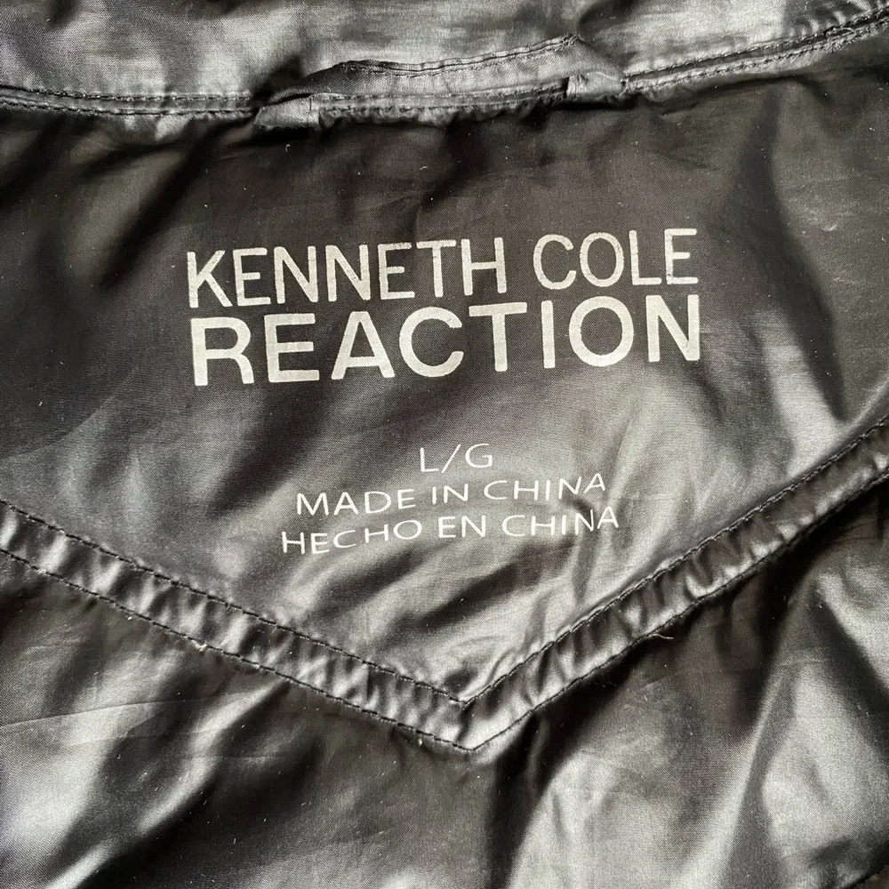 Kenneth Cole Women's Black Puffer Jacket Size L Fillig: 90% Duckdown - Picture 4 of 8
